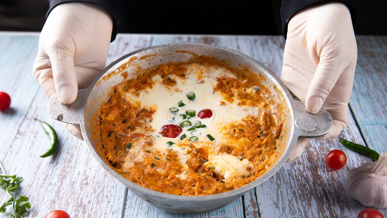 Йеменская лахса (яйца, фаршированные сыром) | Как приготовить йеменскую лахсу (яйца, фаршированны...