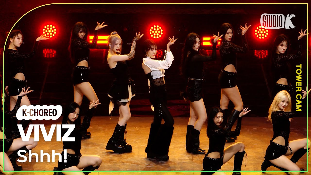 [K-Choreo Tower Cam 4K]  비비지 직캠 'Shhh!' (VIVIZ Choreography) l@MusicBank KBS 241115