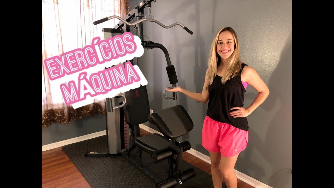 Exercícios na Máquina de Musculação em Casa - Priscila Guedes