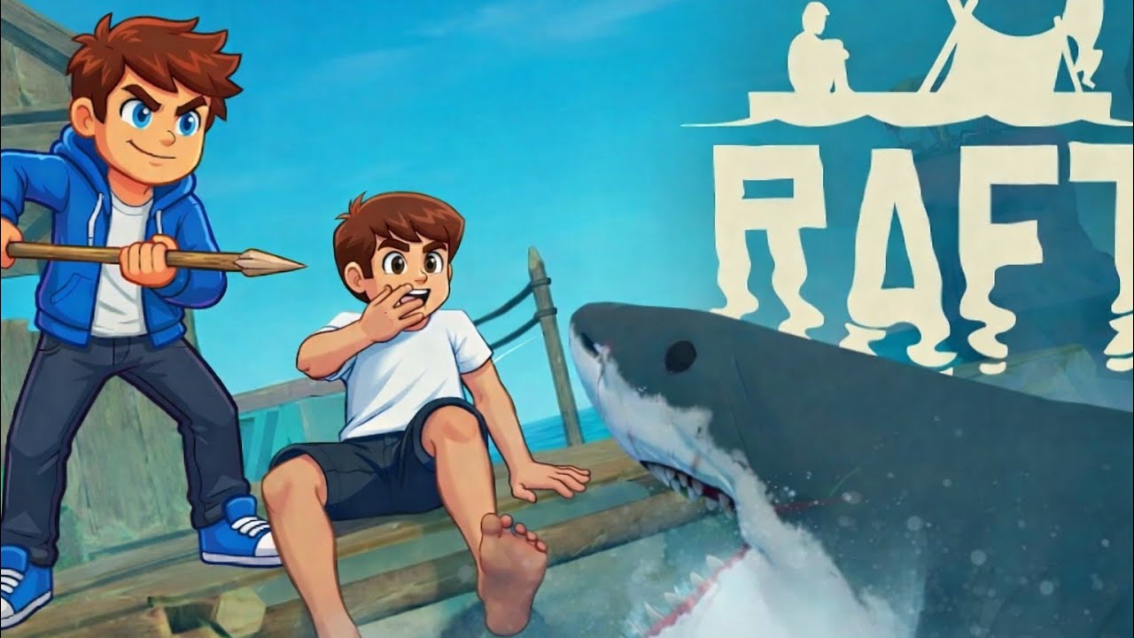 🔴 A la Deriva en el Océano 🌊🦈 | RAFT | Cap. 1
