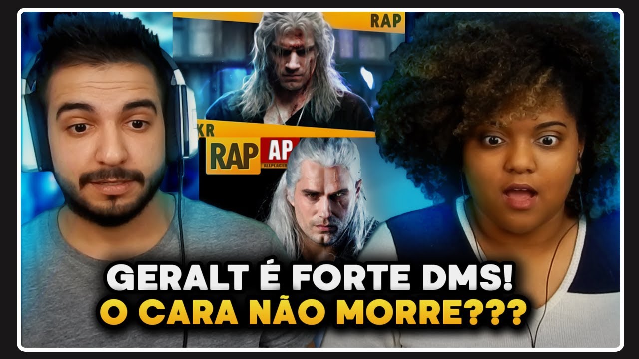 [REACT] O LOBO BRANCO - Geralt Rap| Takeru & Rap do Geralt de Rívia (The Witcher) AllPlace Rap 🔥