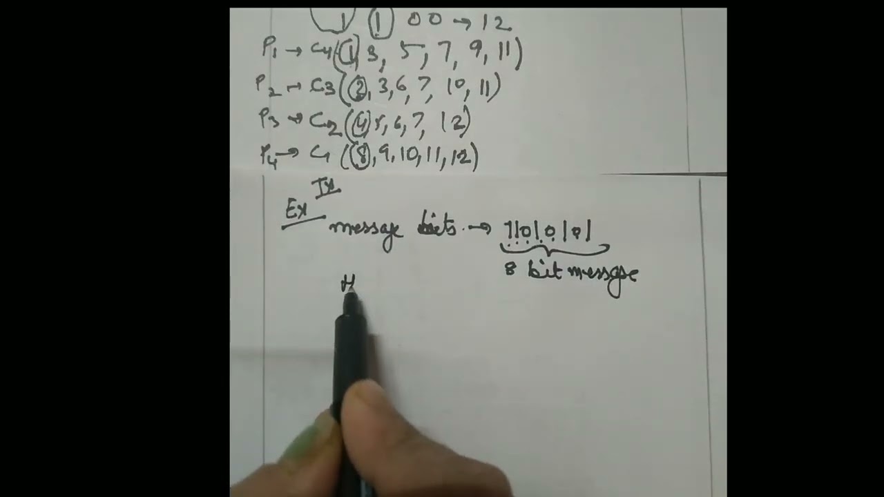12 bit hamming code |error detection and correction code  hindi