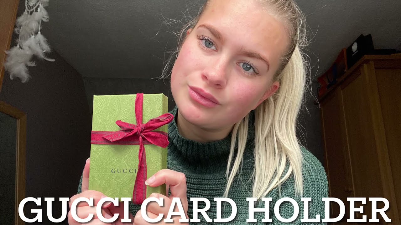 GUCCI CARD HOLDER Unboxing