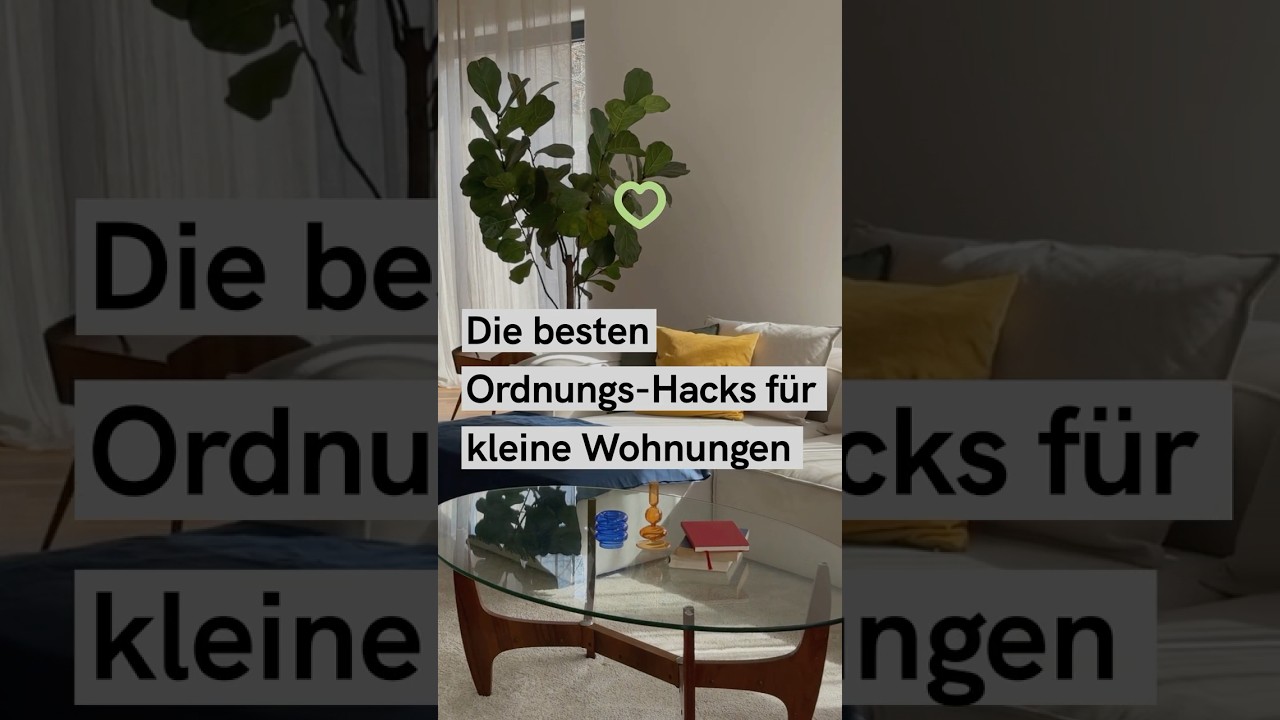 Stauraum-Ideen f&uuml;r kleine Wohnungen 📦🏠