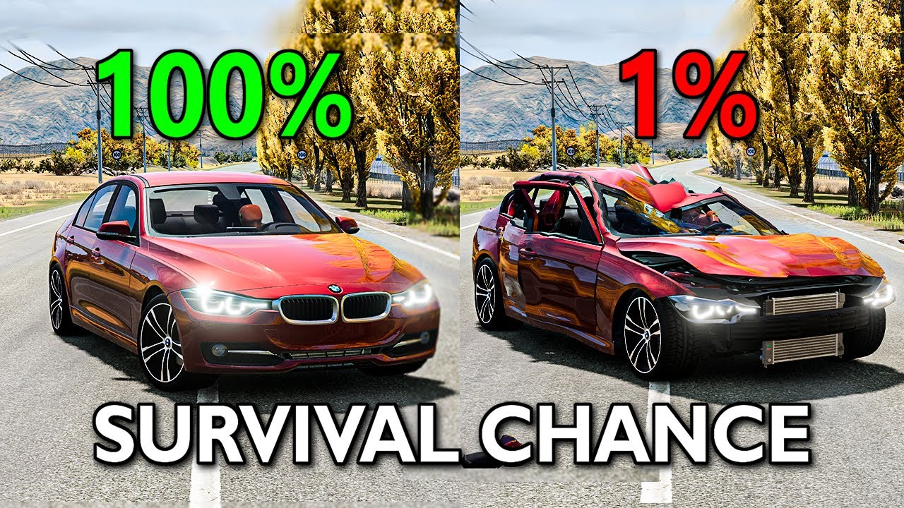 Realistic Survival Chance Crashes #15 | BeamNG.drive
