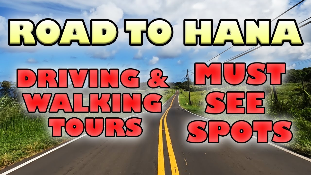 Road to Hana Maui Hawaii Driving Walking Tour 2023 Black Sand Beach Waterfalls Koki & Hamoa One Day