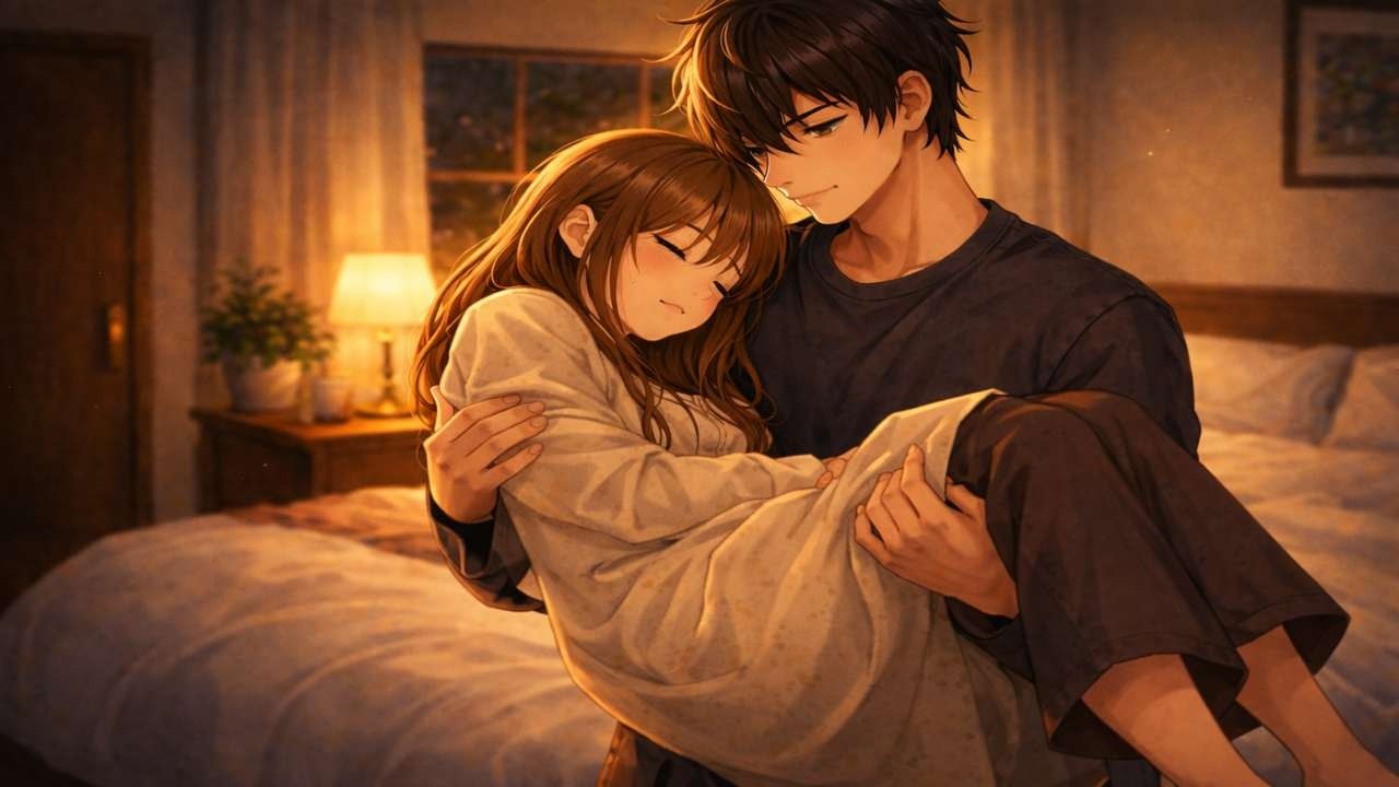 Boyfriend Carries You to Bed When You're Tired… | Comfort Kisses ASMR Roleplay Sleep Aid