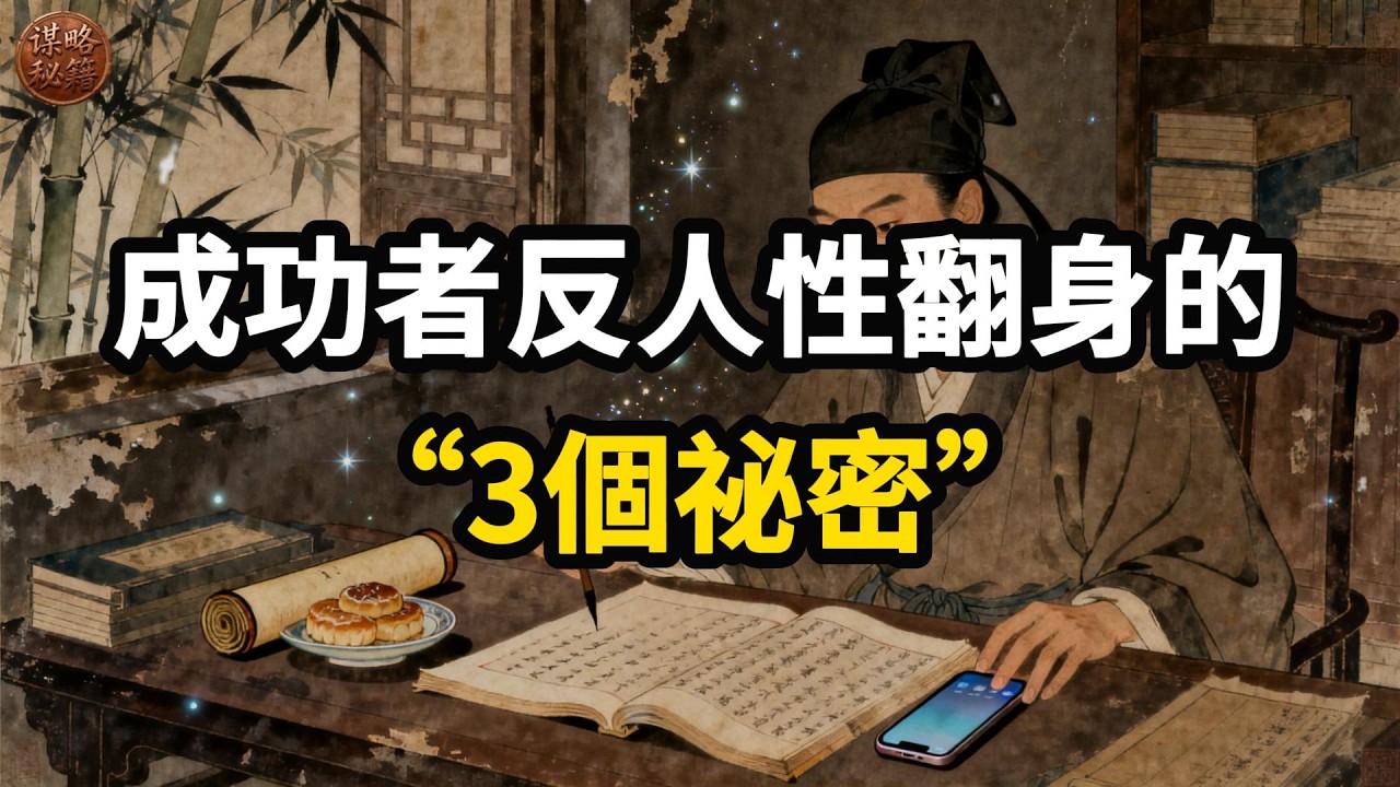 成功者反人性翻身的“3個祕密”!#YouTube #谋略秘籍#反人性成功学#逆袭思维#延迟满足#突破舒适圈#自我复盘#独立思考#强者思维#人性弱点#认知升级