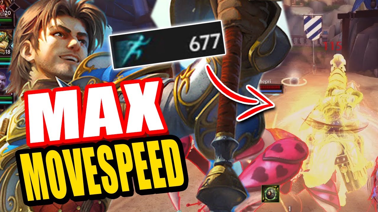 Lancelot with FULL MOVE SPEED Is SMITE'S FASTEST GOD?