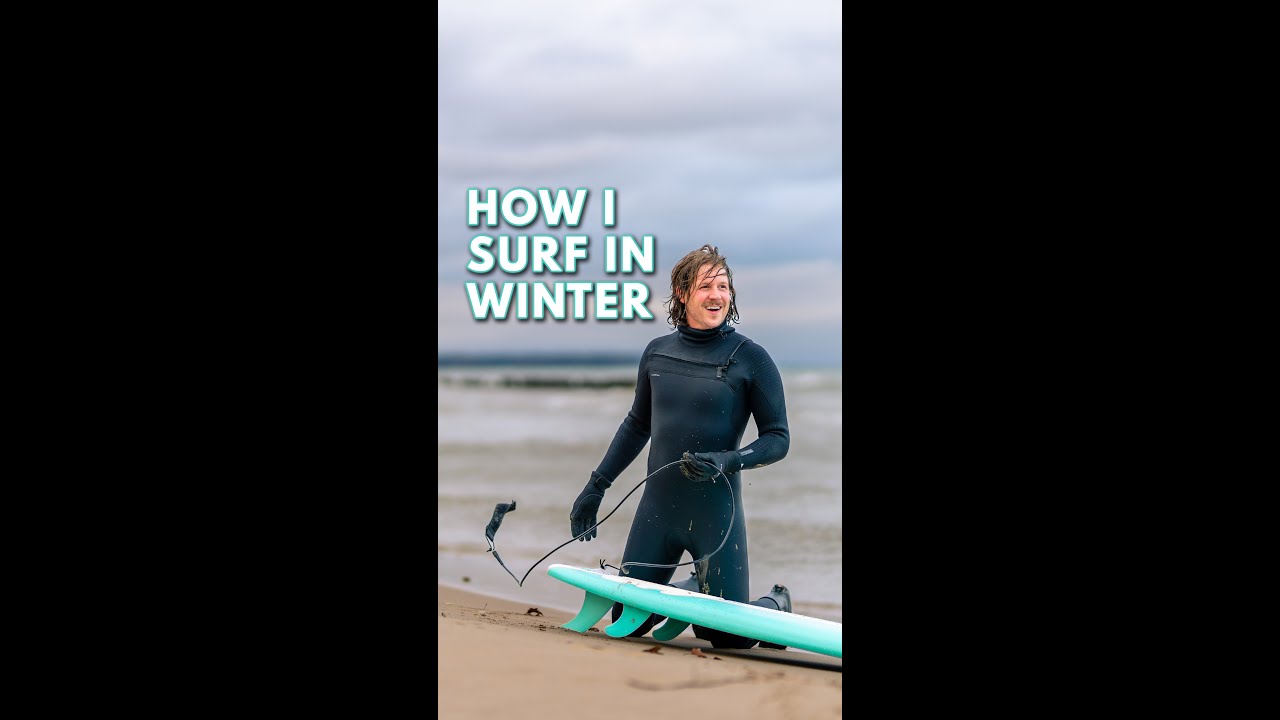 How I Surf in Winter 🏄&zwj;♂️ #shorts