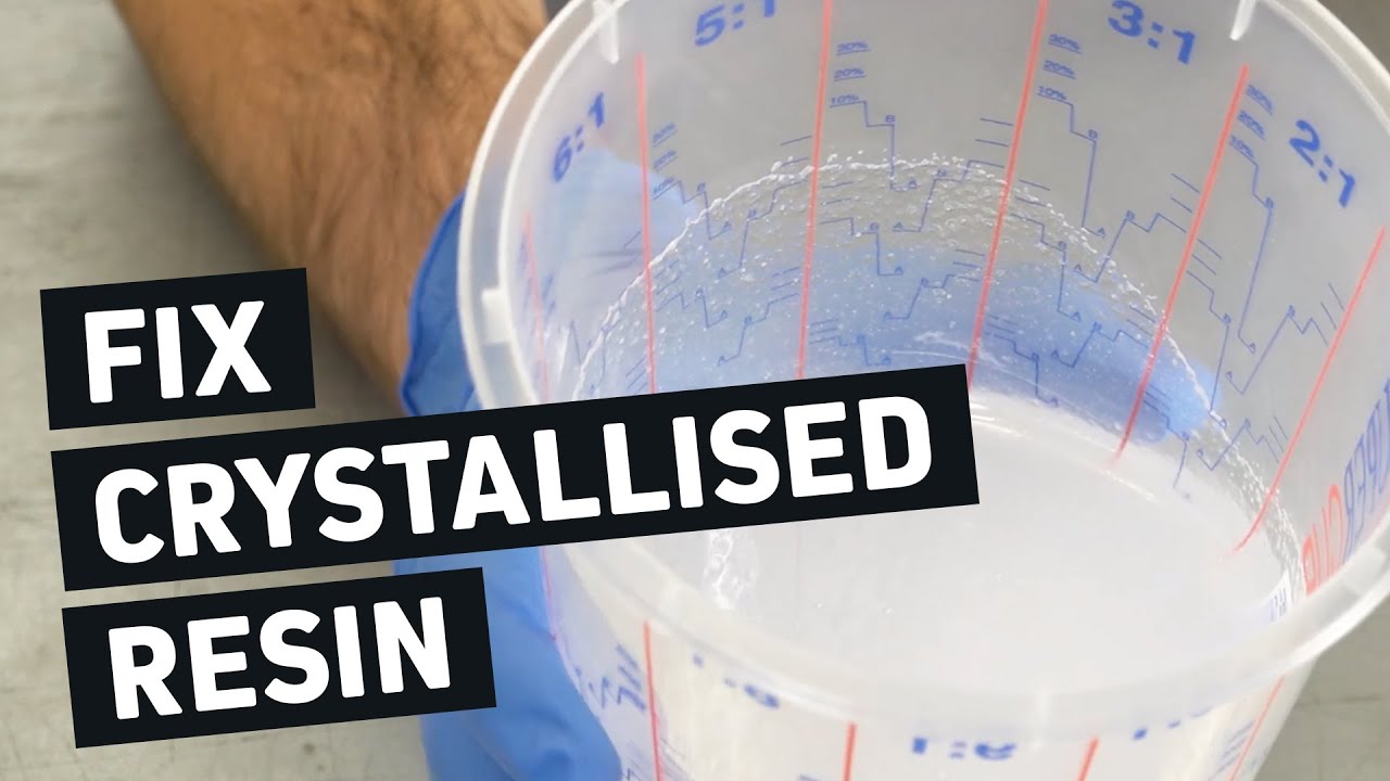 Crystallised Resin - How To Reverse It!