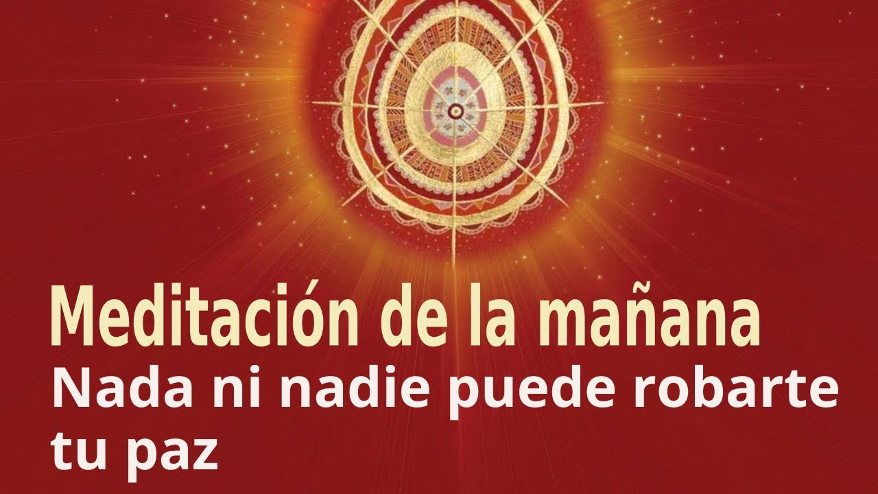 Meditación de la mañana 