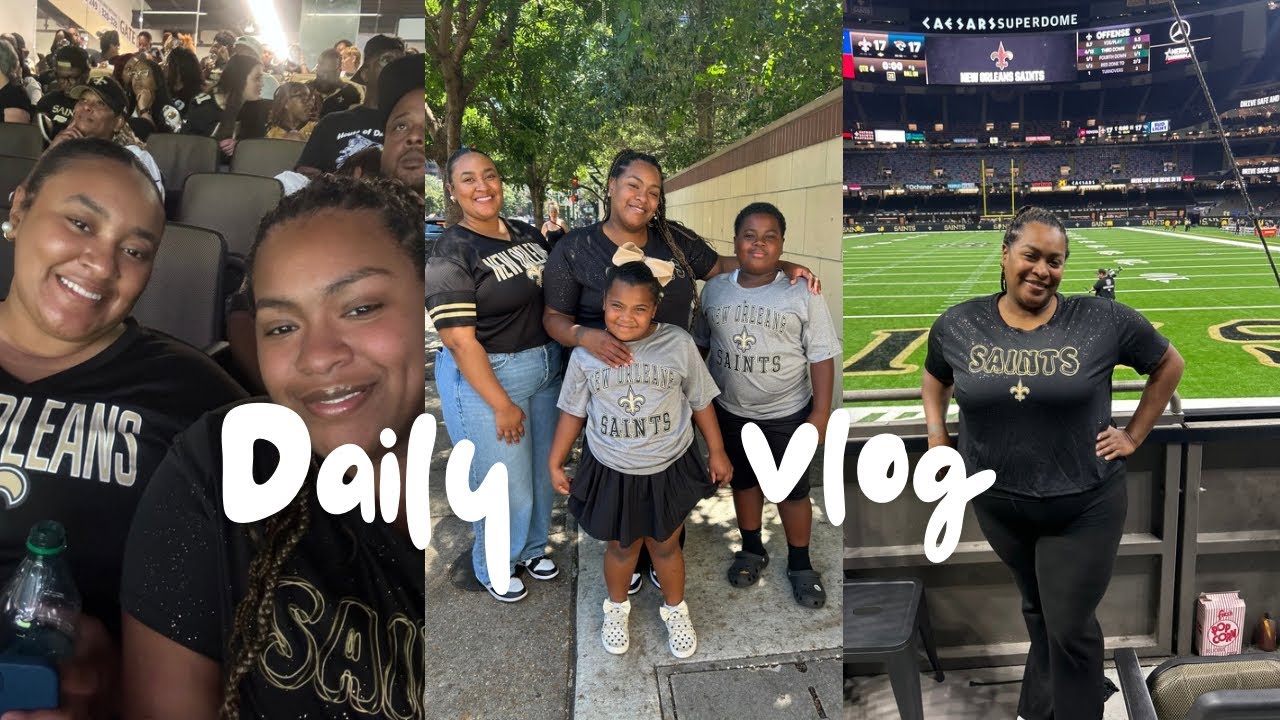 Spend Sunday in New Orleans with us🖤💛| Morning Routine| Doctors Appointment| Cooking Dinner| 