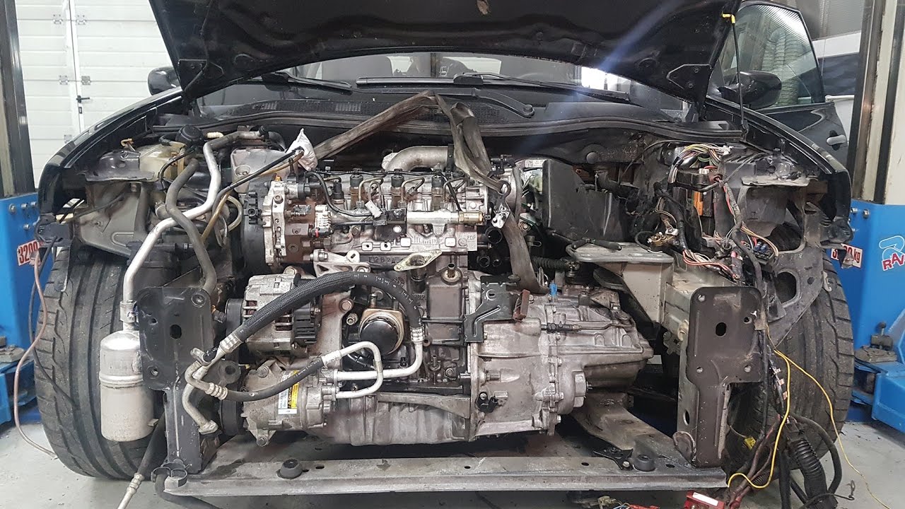 Megane 2 1.9dci engine disassembly and dmf/clutch upgrade