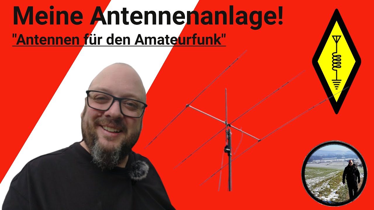Meine Antennenanlage. Antennen für den Amateurfunk #Amateurfunk #cbfunk #hamradio #prosistel #wimo