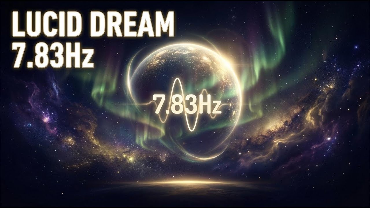 7.83 Hz Schumann Resonance | Lucid Dreaming & Astral Projection Music (1 Hour) Black Screen Sleep
