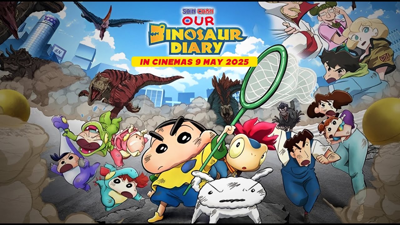 Shin chan: Our Dinosaur Diary | Telugu Trailer | India Release - May 9, 2025