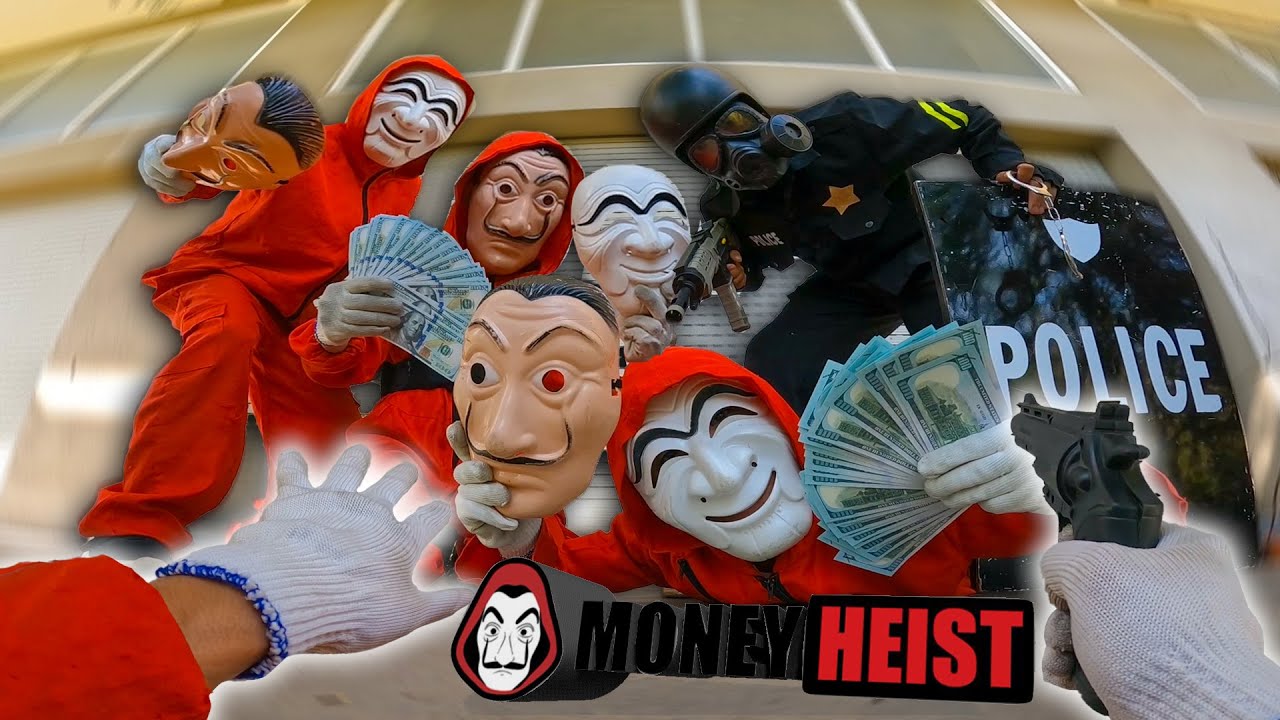 PARKOUR MONEY HEIST Real Life Action 3.0 ( BELLA CIAO REMIX ) live action