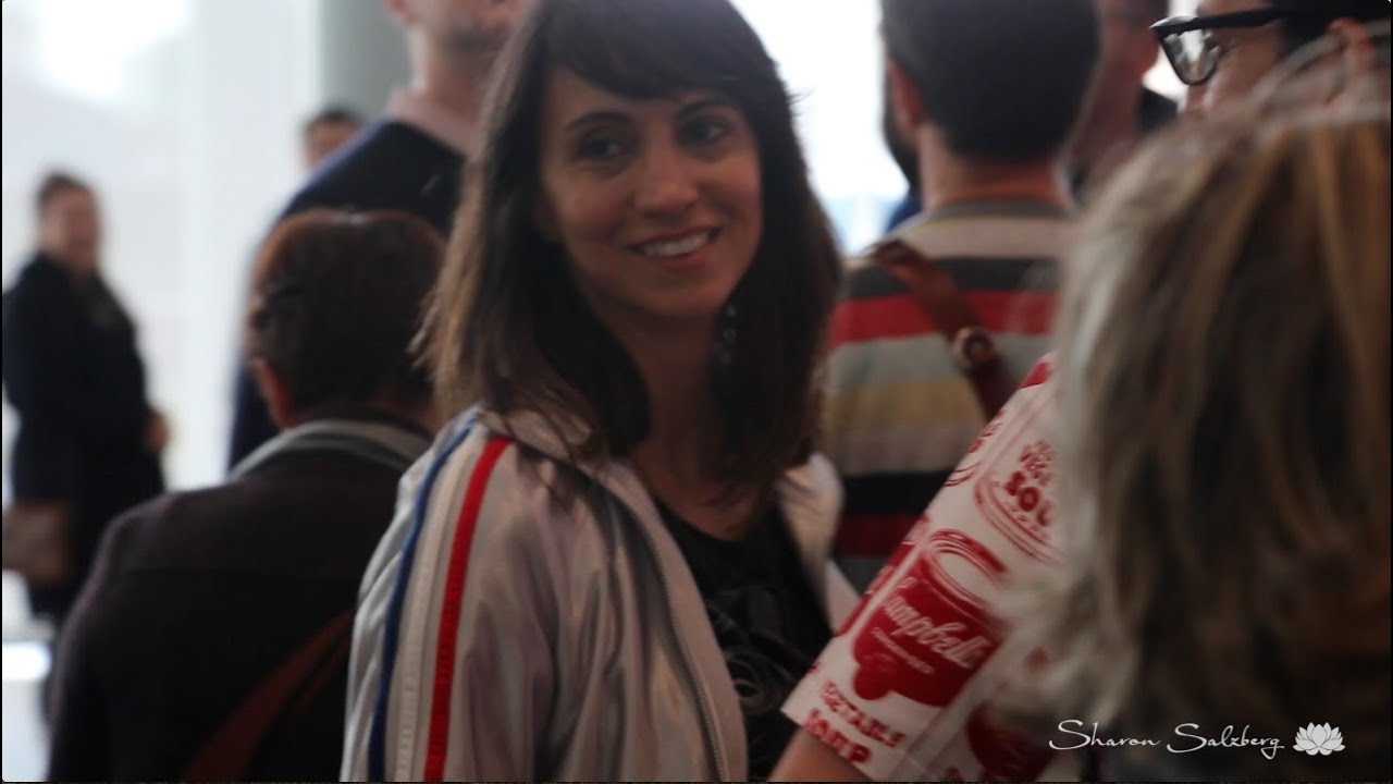Standing In Line ❤️ STREET LOVINGKINDNESS with Sharon Salzberg