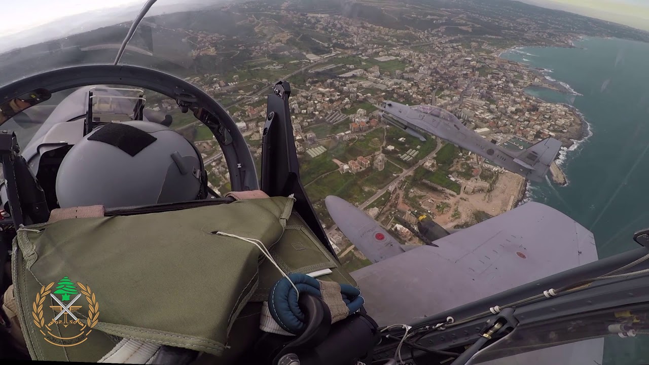 Lebanese air force - A29B Super Tucano testing APKWS
