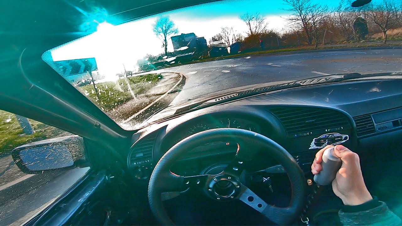 BMW E36 STREET DRIFT POV #2