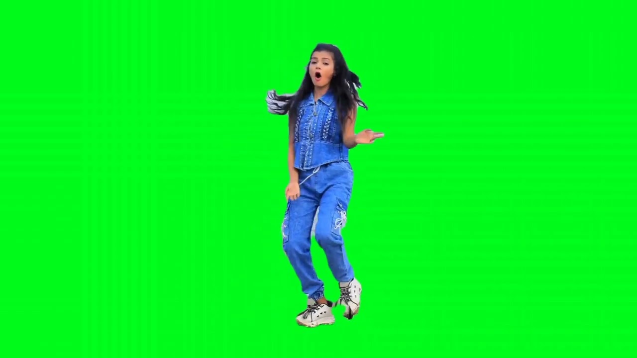 girl dance green screen video Girl Video Green Screen