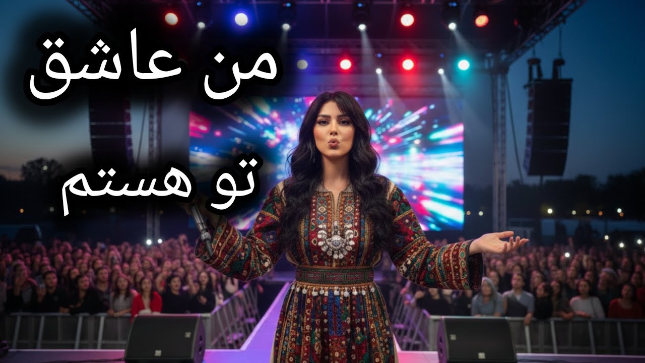 آهنگ زیبا من عاشق تو هستم 