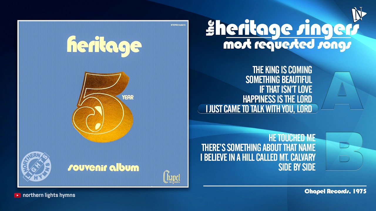 THE HERITAGE SINGERS | 5 YEAR SOUVENIR ALBUM