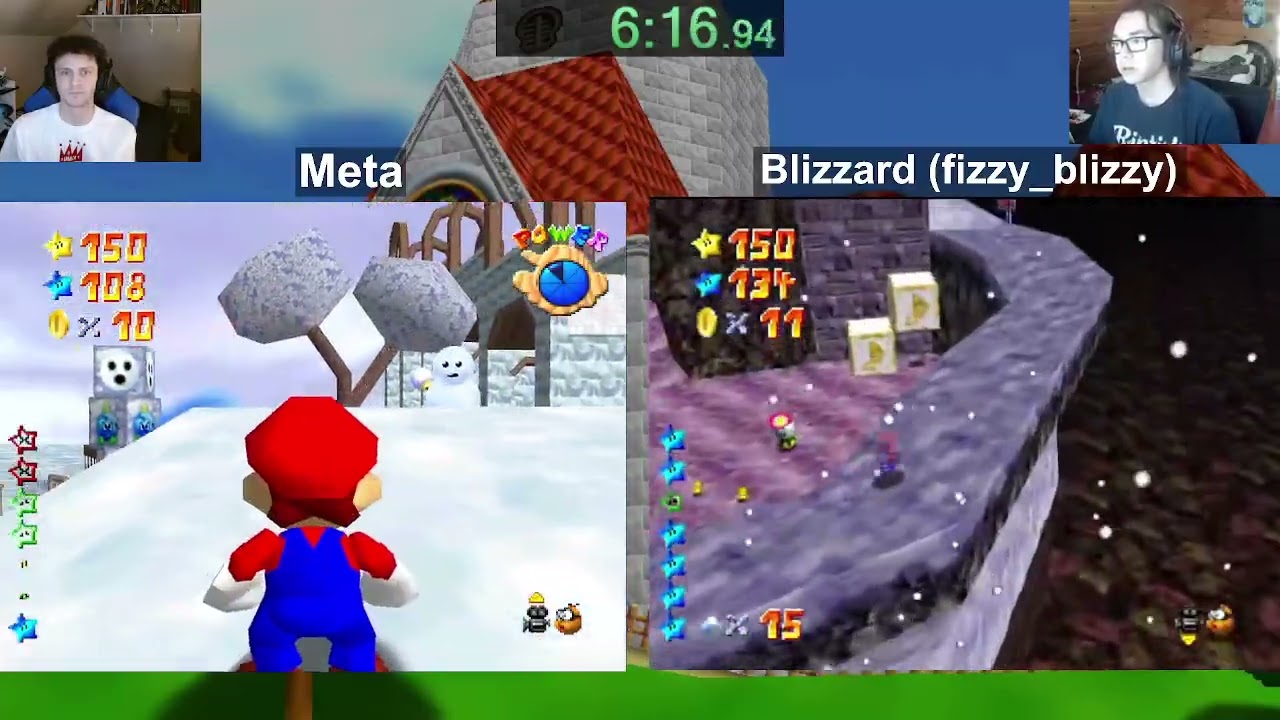 Super Mario 64: Decades Later - Blind Race vs. Blizzard Part 5 (Finale) [PC]