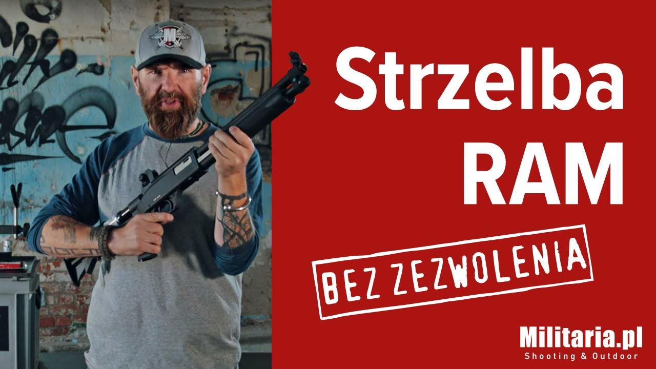 Strzelba na kule gumowe RAM Combat T4E SG-68 - trening, obrona, rekreacja - bez zezwolenia