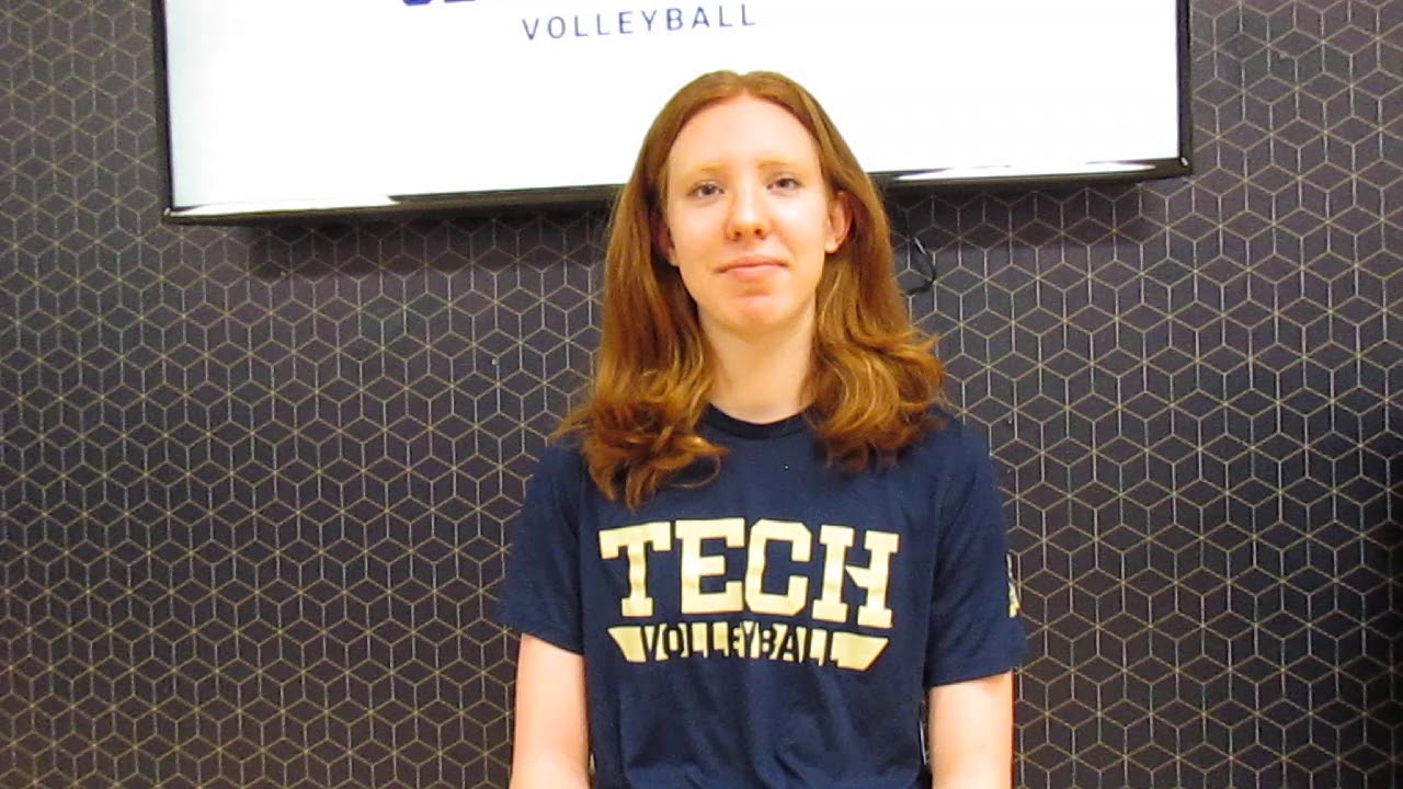 Fighting Peaches: Georgia Tech volleyball Julia Bergmann pre-Wake Forest home interview (10.15.19)