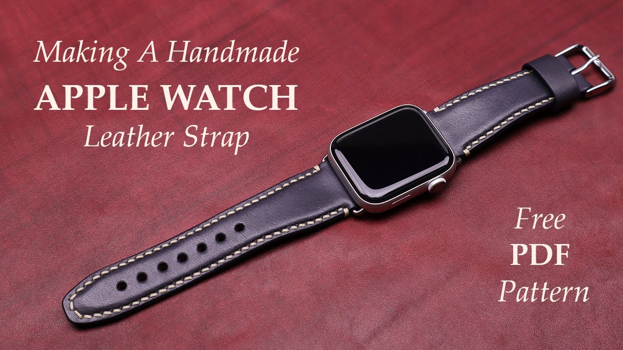 Ремешок Из Кожи Для Apple Watch Своими Руками | Бесплатная PDF Выкройка