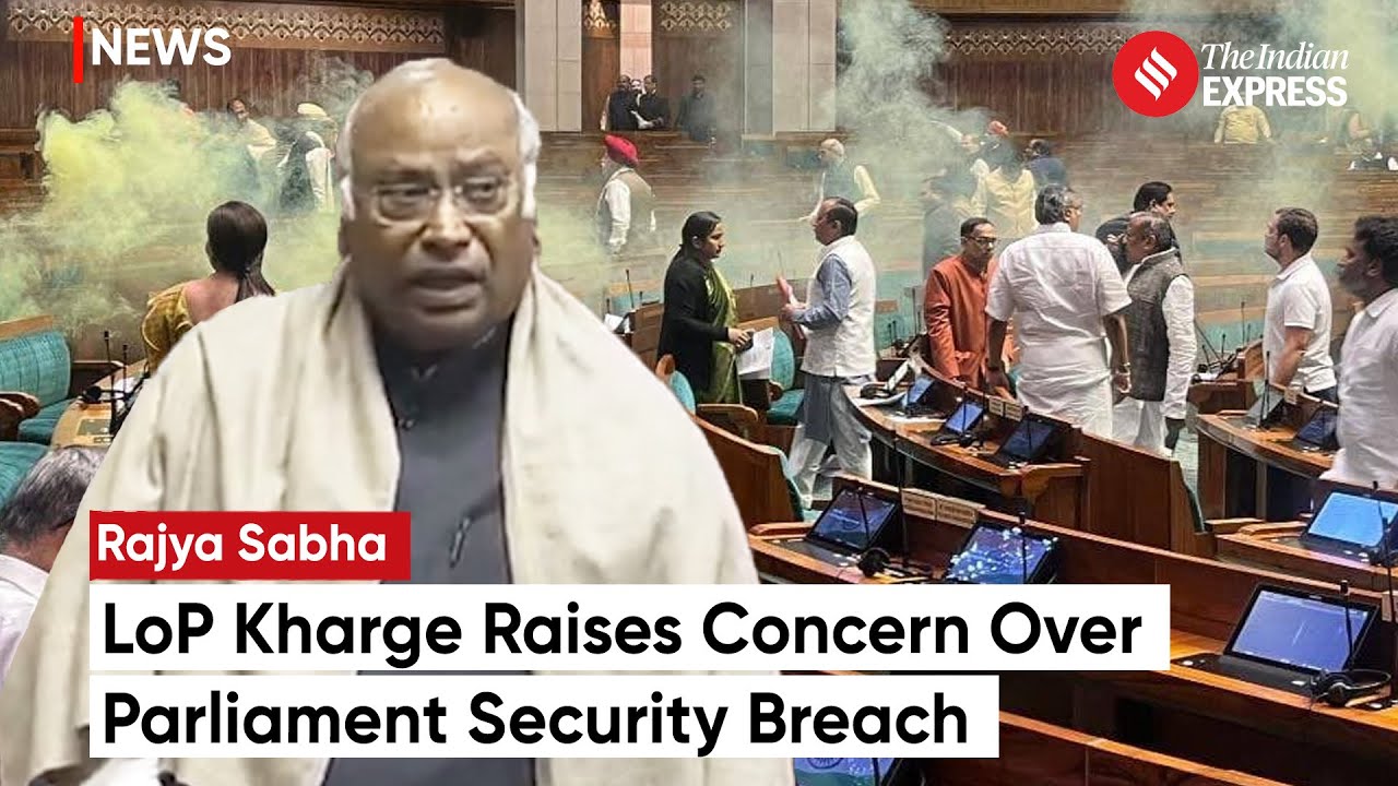 Parliament Security Breach Echoes In Rajya Sabha As Mallikarjun Kharge Raises Alarming Concerns