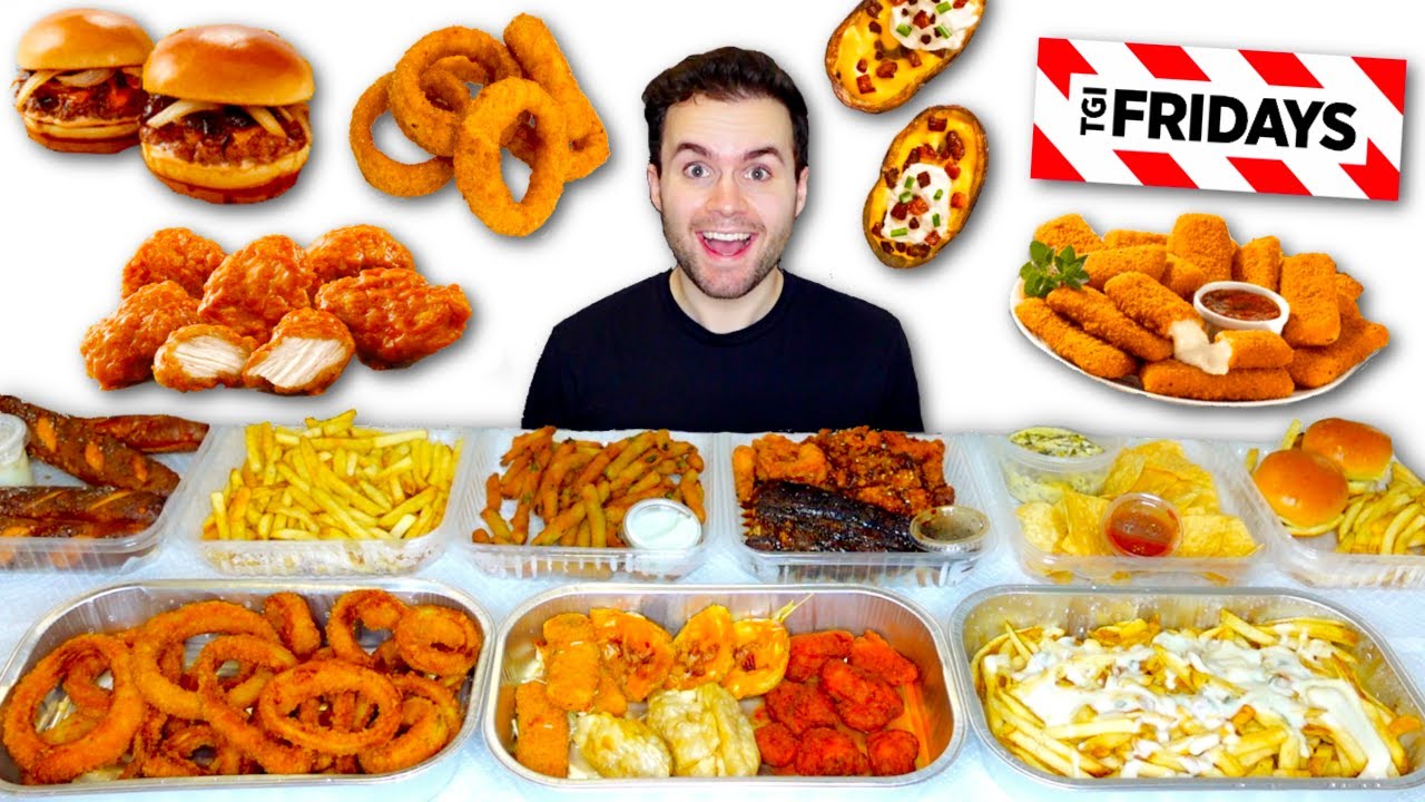 I Tried EVERY Appetizer From TGI Fridays!