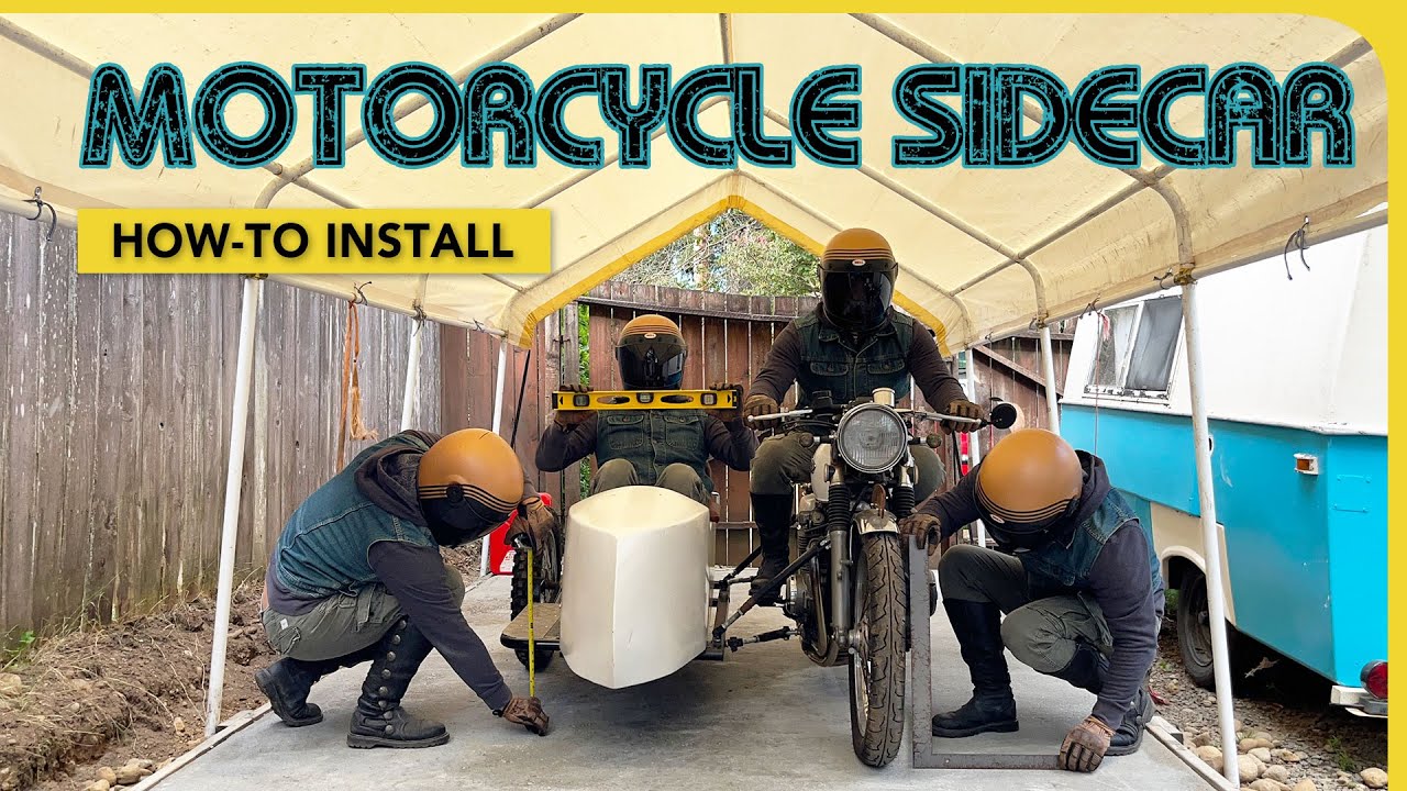 Как установить коляску на любой мотоцикл – моя сборка Café Racer