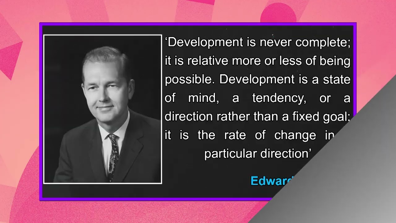 L01 Development Administration Concept, Nature, Scope and Objectives