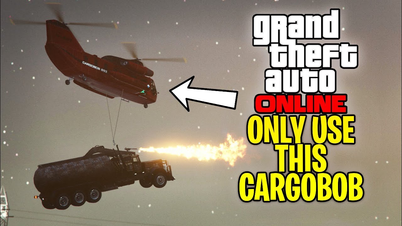 В GTA Online следует использовать ТОЛЬКО ЭТУ версию Cargobob.