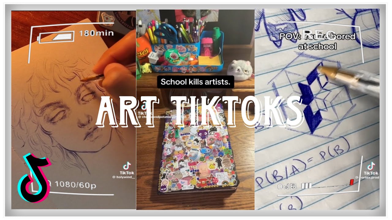 *НОВИНКА* ✨ арт TikTok 🎨, который можно посмотреть, пока вы РИСУЕТЕ ✍️😍