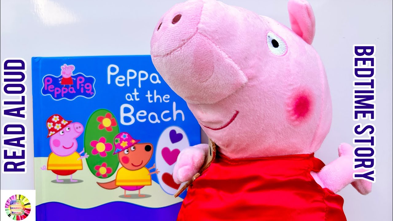 Peppa Pig: Peppa At The Beach 🏖️|Read Aloud Book For Kids & Toddlers | Bedtime Stories For Children 