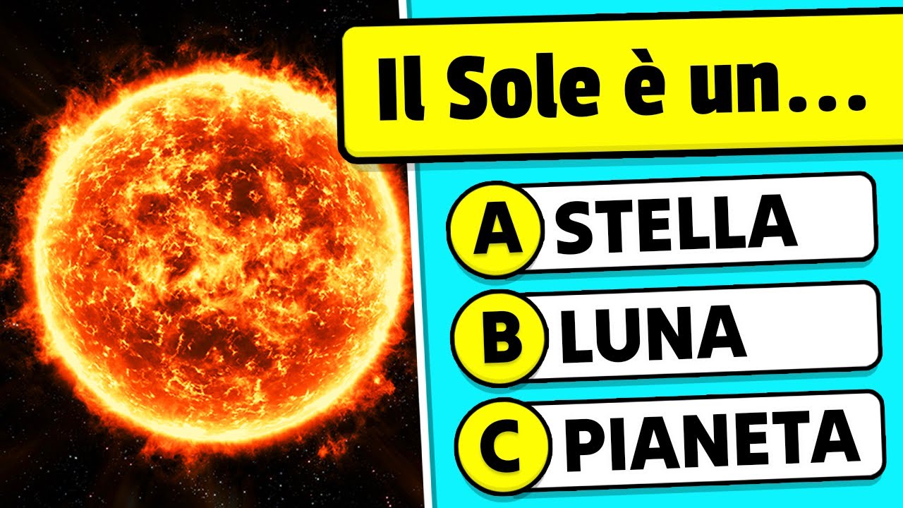 QUANTO sei INTELLIGENTE? 🧠🌍📚 QUIZ di CULTURA GENERALE