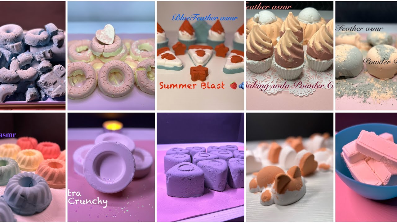 Asmr Baking soda Compilation 