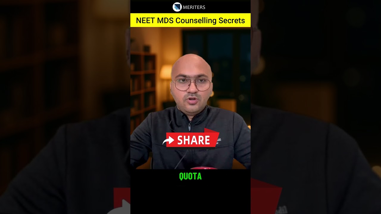 NEET MDS Counselling - State Quota VS All India Quota #neetmdscounselling
