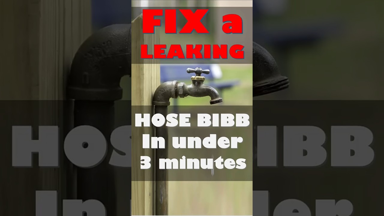 DIY! Fix a Leaking Hose Bibb in Under 4 Minutes! 🧰💧 | MMd Home Renovation Family #diy #tips