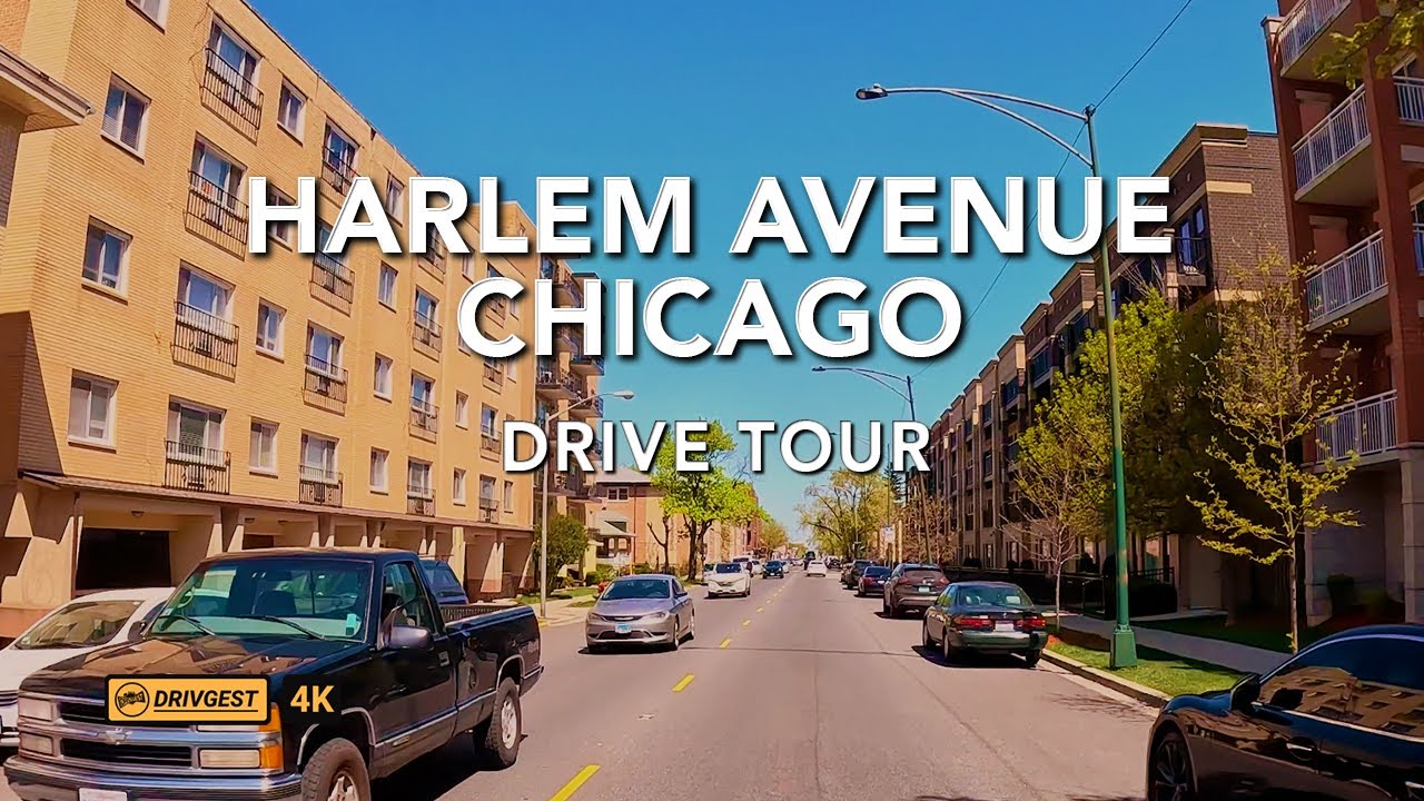 Harlem Avenue | Chicago | Drive Tour | 4K | Drivgest