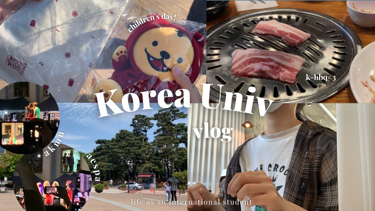 life as an international student in Korea University | simple vlog