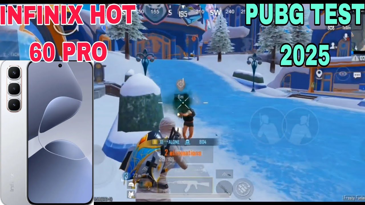 Infinix hot 60 pro pubg test | test 60 fps 