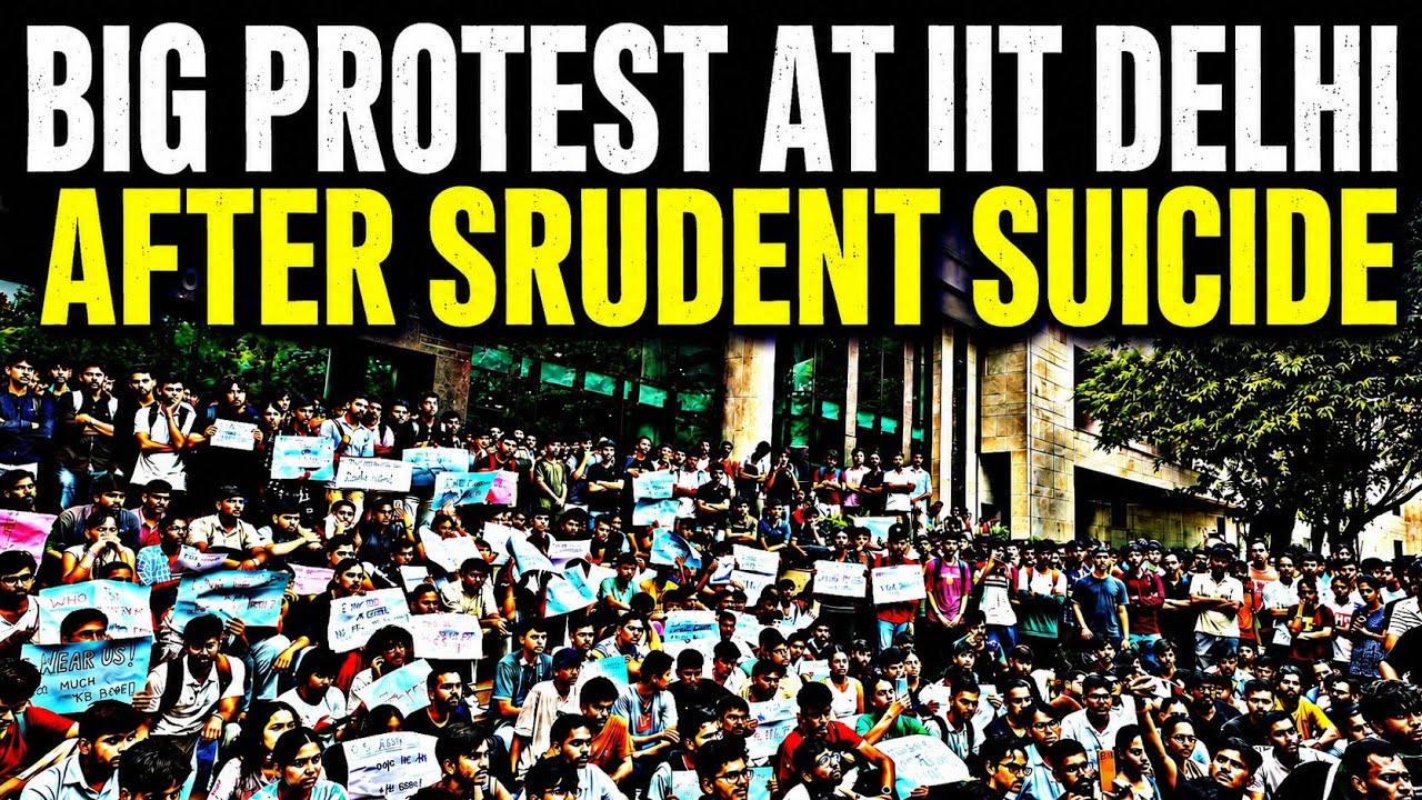 IIT Delhi Students Protest After Student Suicide | Campus Demonstration