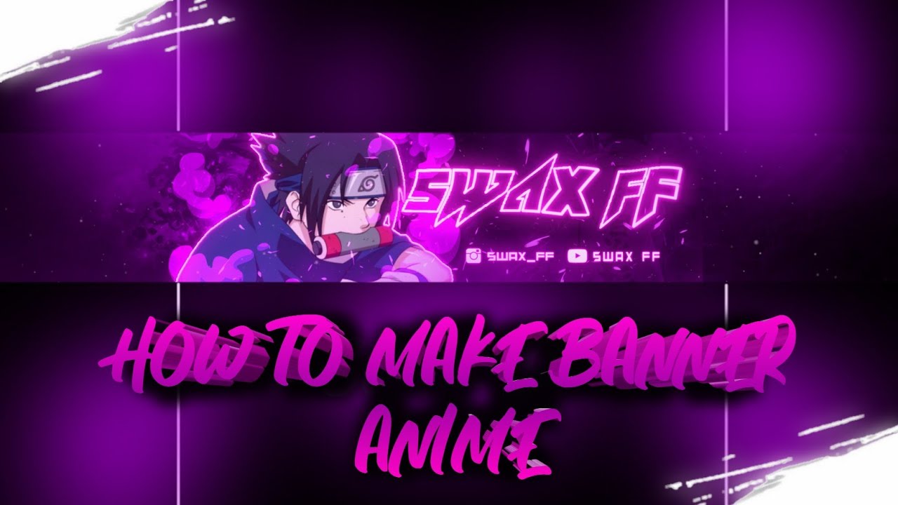 How To Make 🔥 Banner Anime Gaming 😍On Android | Gaming Banner Tutorial 😱 طريقة عمل banner خرافي