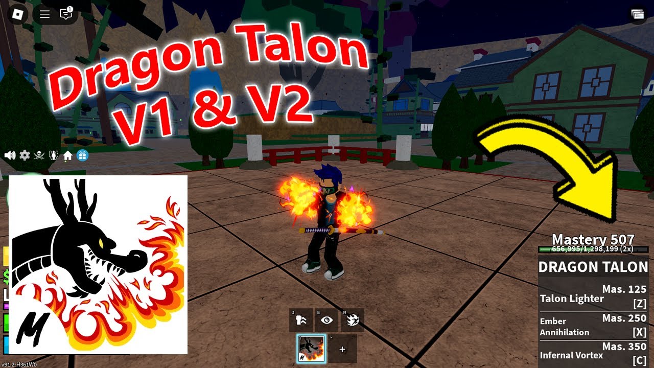 How to get Dragon Talon V2 | Blox Fruits [ARABIC]