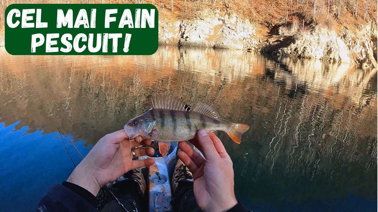 Pescuit la BIBAN si SALAU IARNA pe LAC de MUNTE (cu SPAIMA PESTILOR)